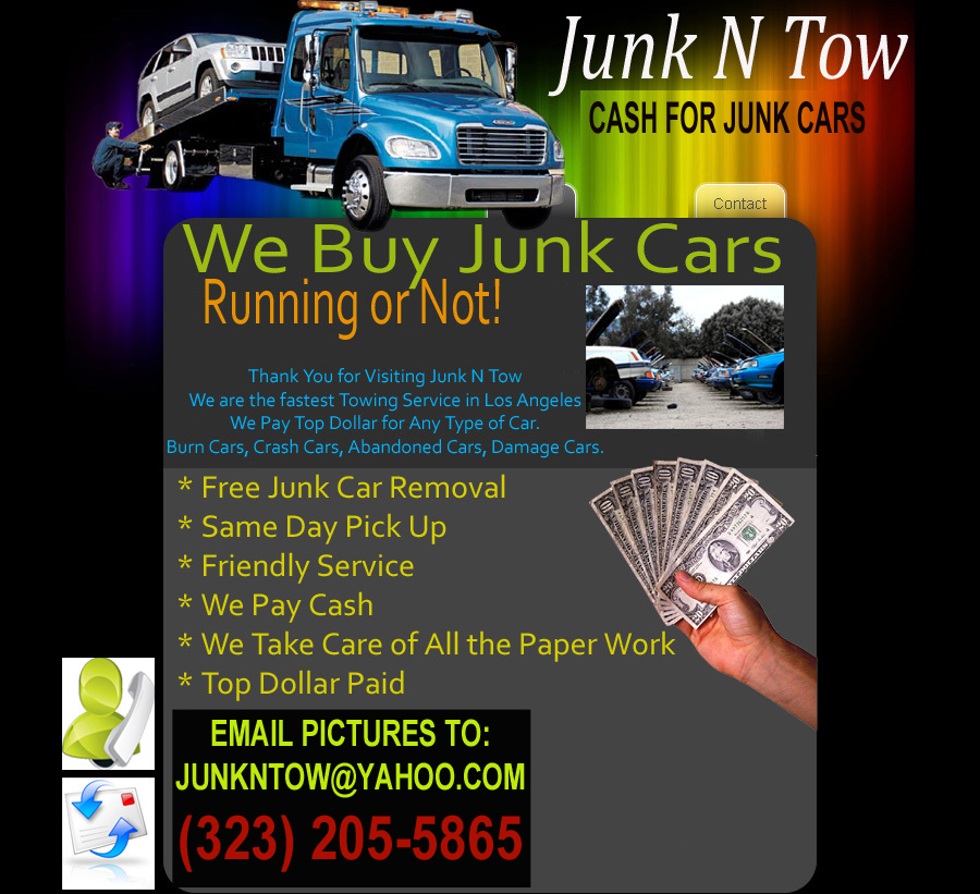 Junk Car Removal. Cash For Junk Cars. Junk Cars Wanted. Los Angeles
